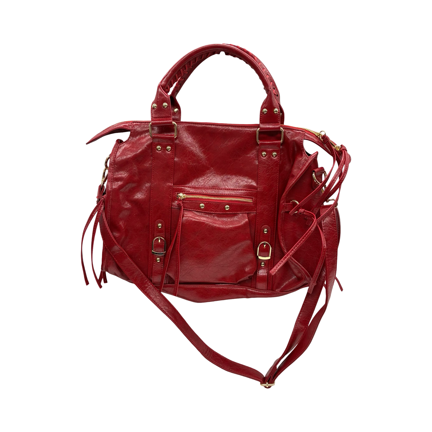 Handbag By Clothes Mentor In Red, Size:Large