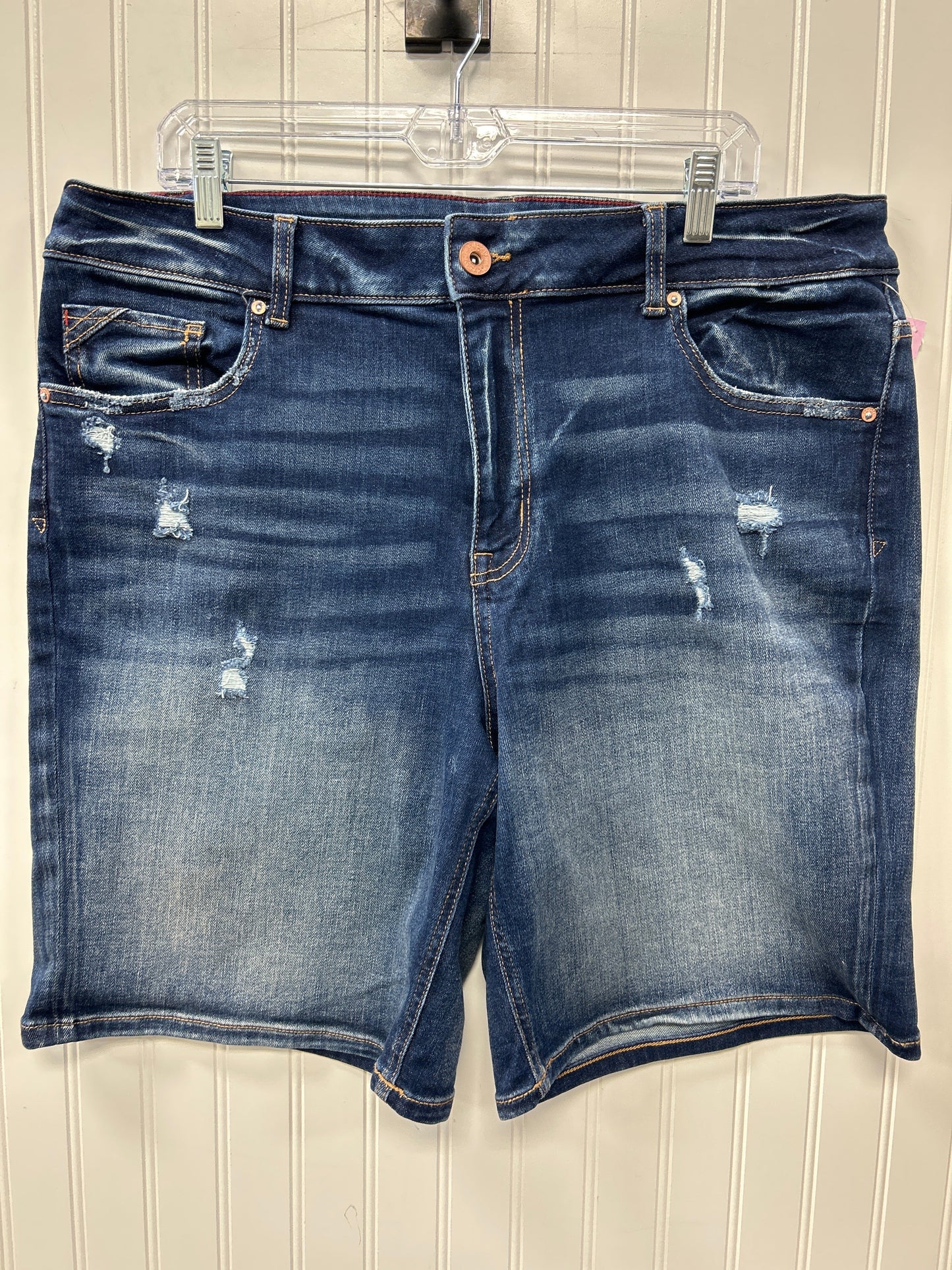 Shorts By Edgely In Blue Denim, Size:18