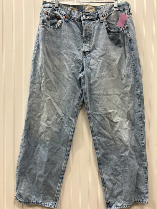 Jeans Wide Leg By Universal Thread In Blue Denim, Size:12