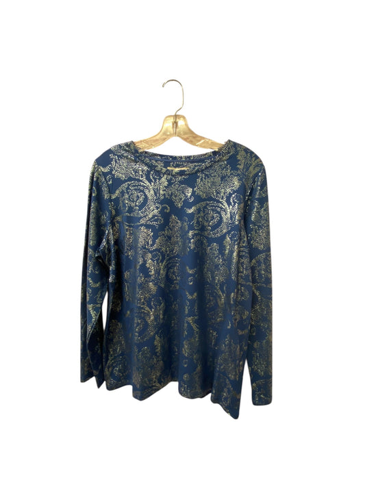 Top Ls By Chicos In Blue, Size:L