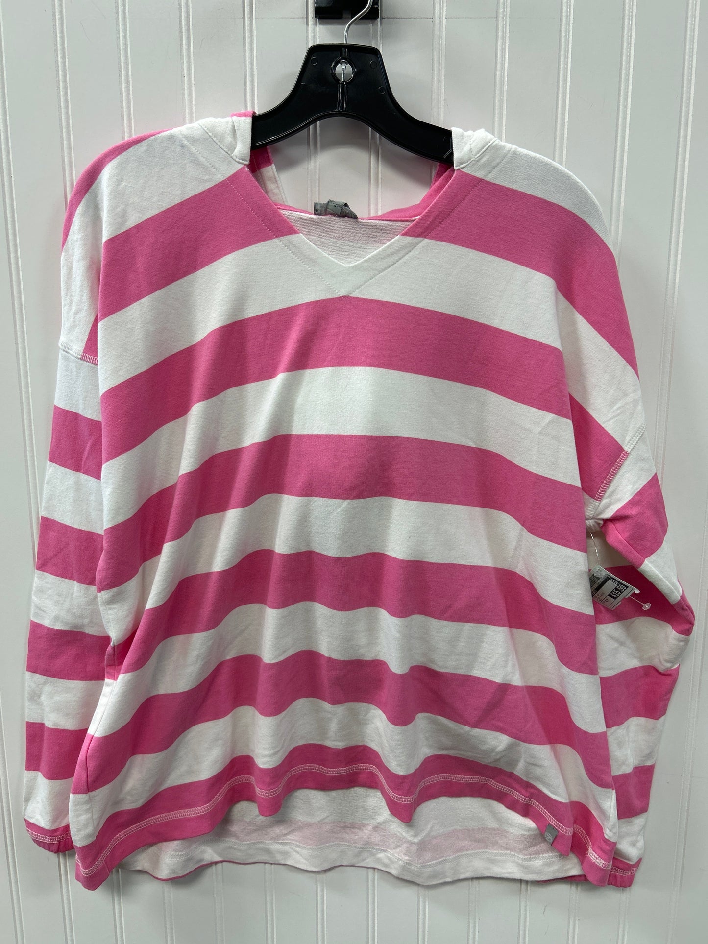 Top Ls By Talbots In Pink & White, Size:Xlp