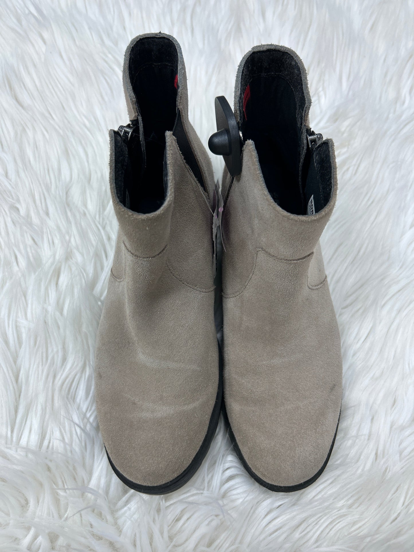 Boots Ankle Heels By Sorel In Grey, Size:7.5