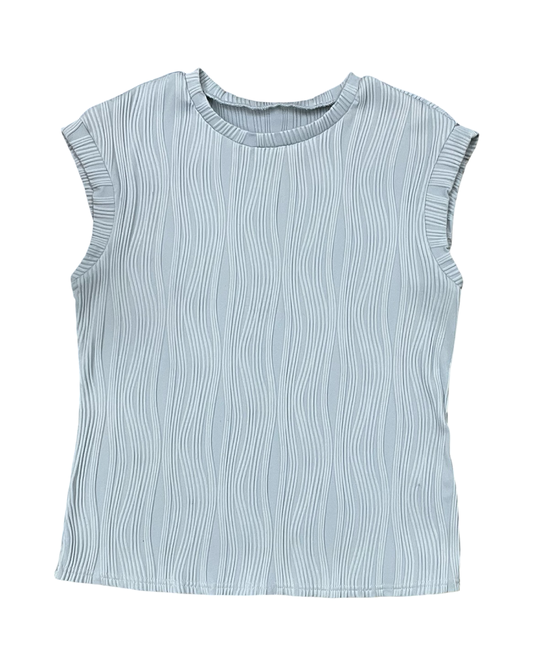 Top Sleeveless By Clothes Mentor In Blue, Size:L