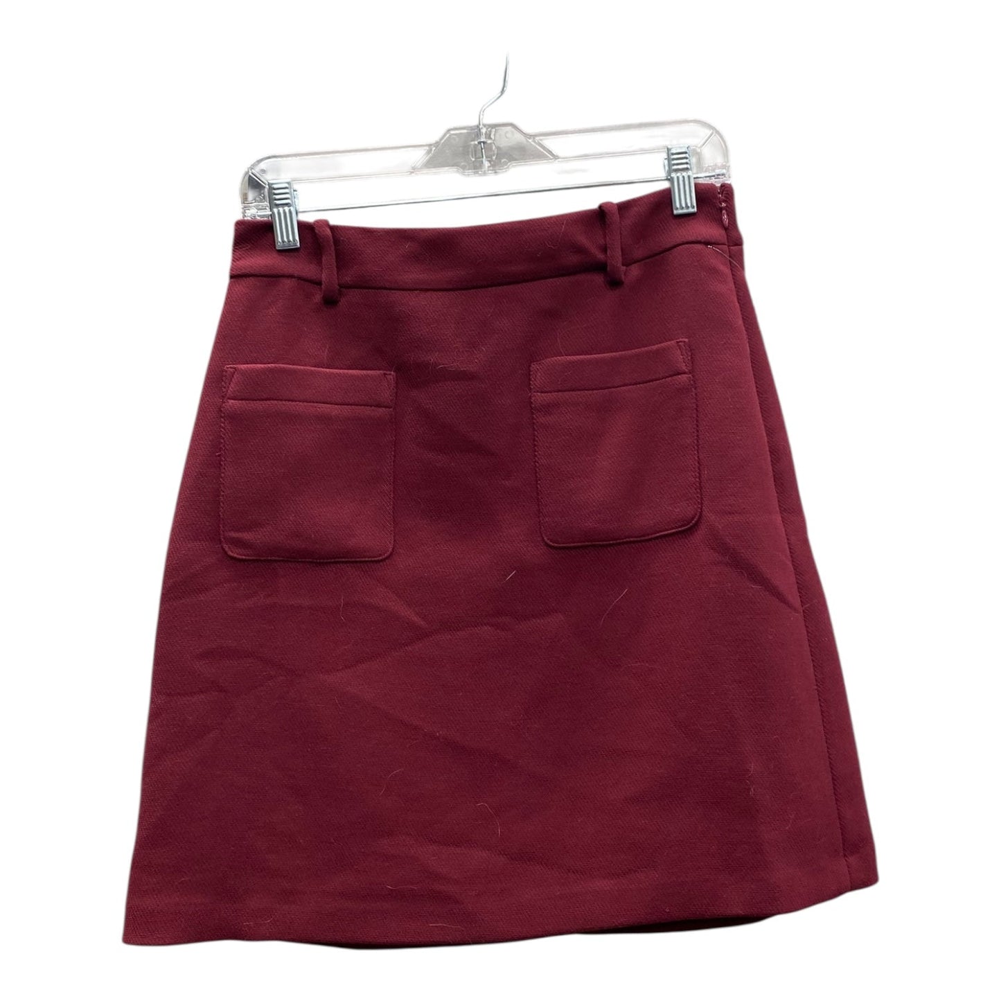 Skirt Mini & Short By Loft In Maroon, Size:2