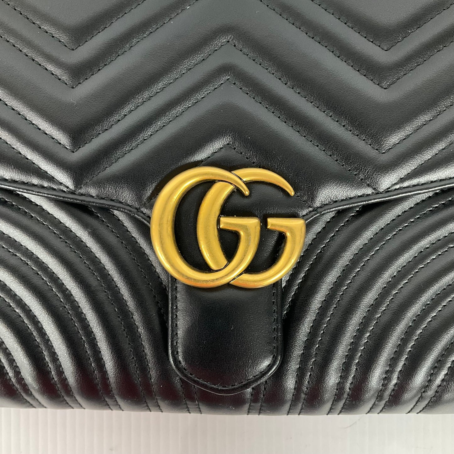 Clutch Luxury Designer By Gucci, Size: Large