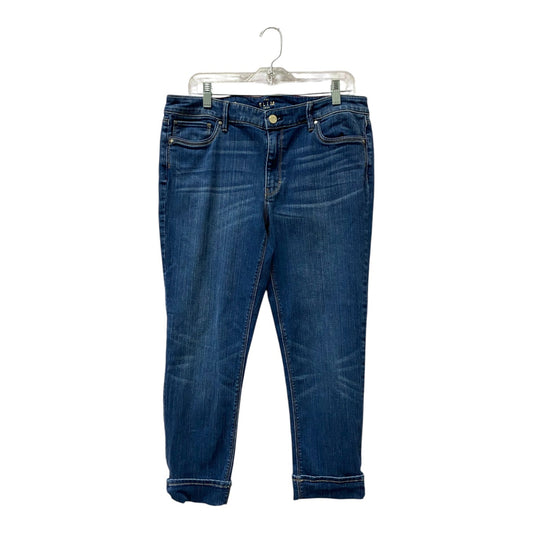 Jeans Cropped By White House Black Market In Blue, Size:12