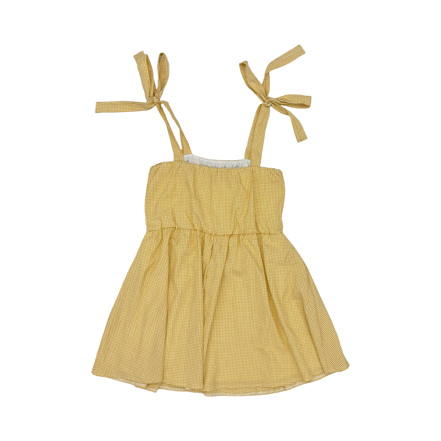 Dress Party Short By Cmf In White & Yellow, Size:S