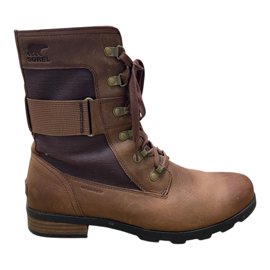 Boots Designer By Sorel In Brown, Size:10.5