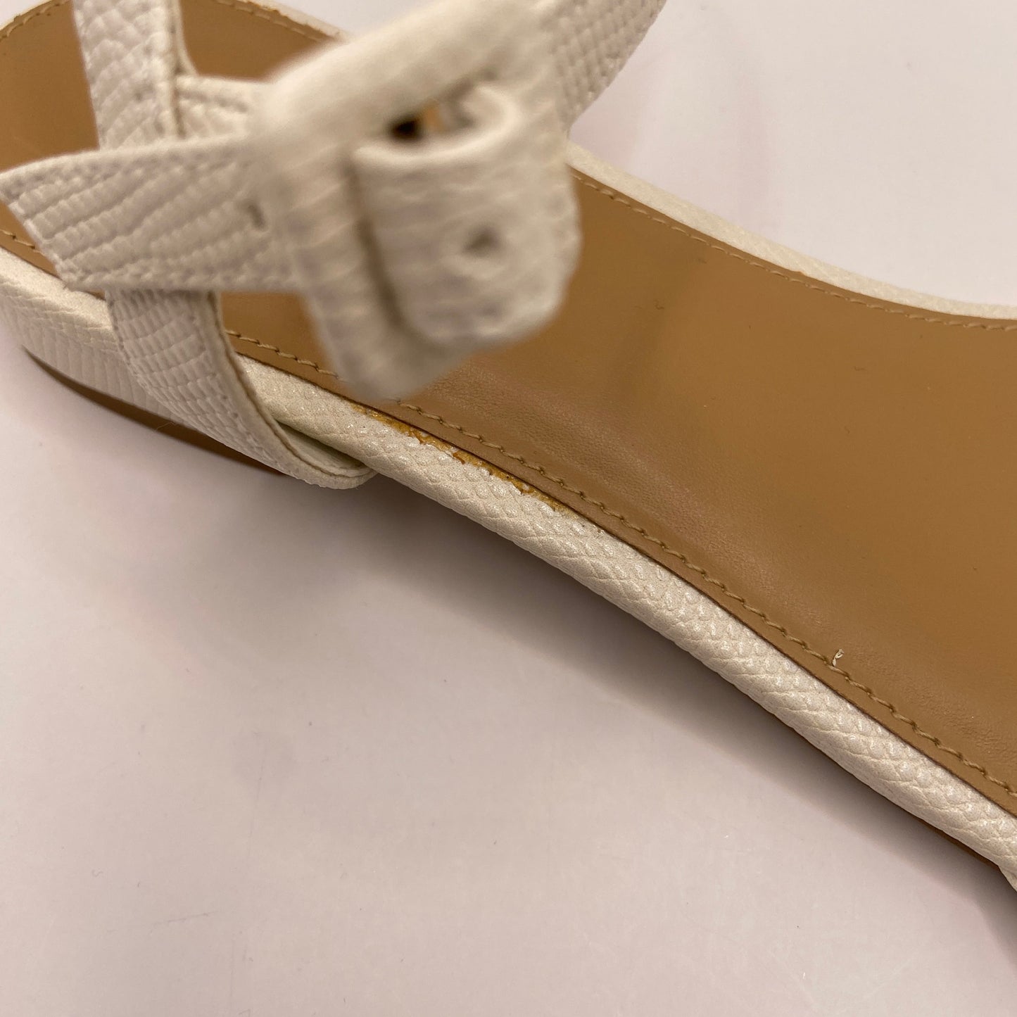 Sandals Flats By J. Crew In Cream, Size: 8.5