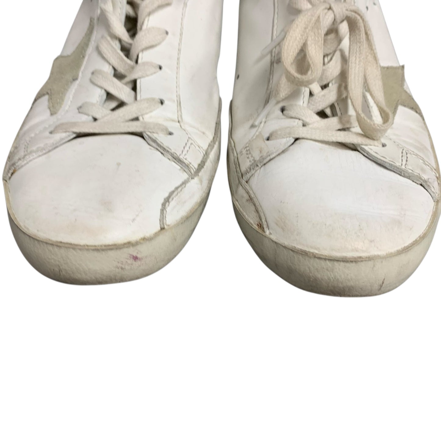 Shoes Luxury Designer By Golden Goose In White, Size: 10.5