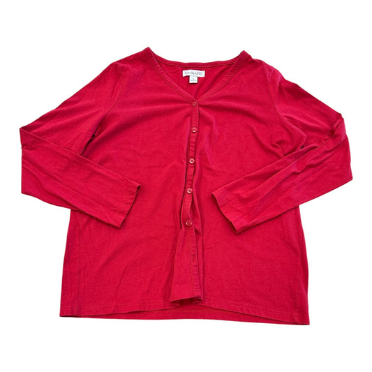 Cardigan By Kim Rogers In Red, Size:S
