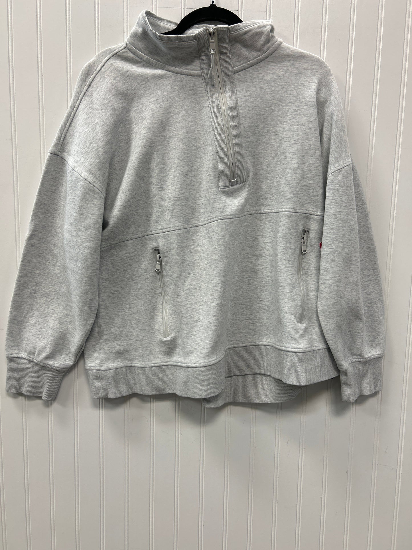 Athletic Jacket By Maurices In Grey, Size:Xxl