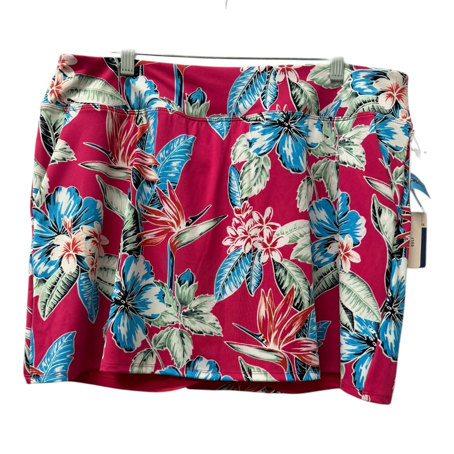 Athletic Skort By Tommy Bahama In Blue & Pink, Size:Xl