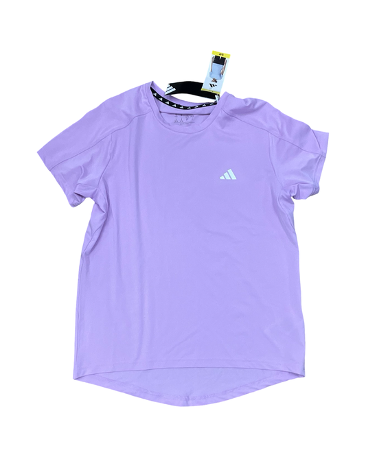 Athletic Top Ss By Adidas In Purple, Size:S