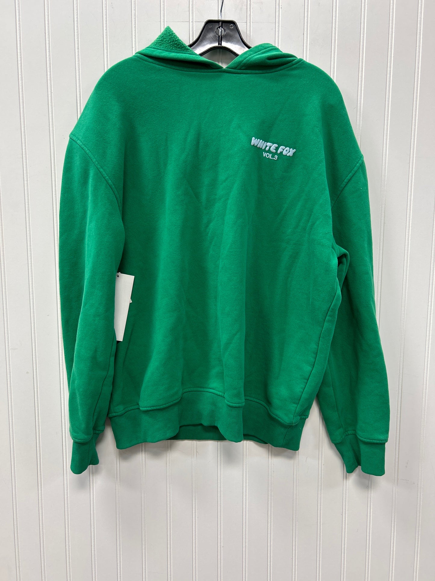 Sweatshirt Hoodie By White Fox In Green, Size:M