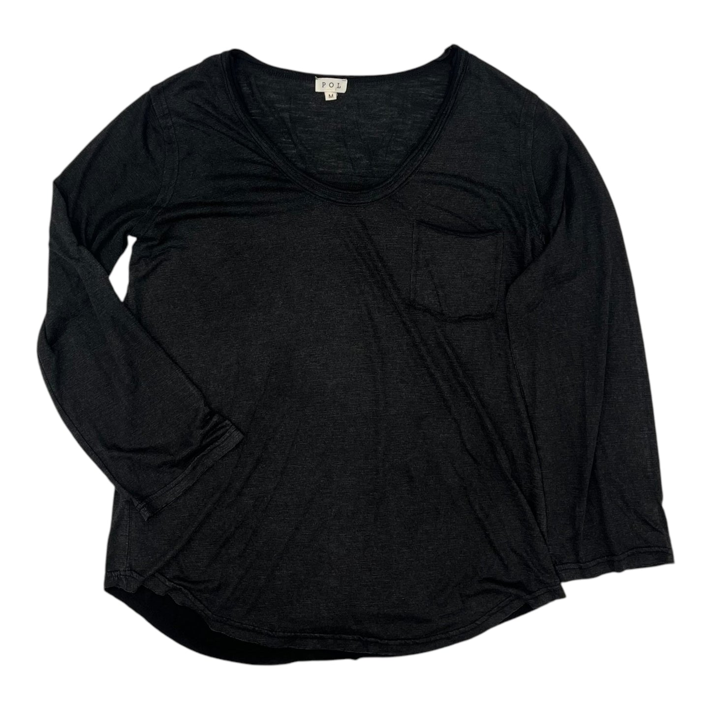 Top Ls By Pol In Grey, Size:M