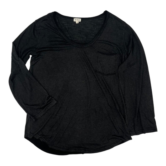 Top Ls By Pol In Grey, Size:M