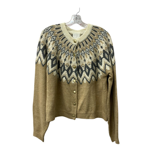 Sweater By H&M In Tan, Size:L