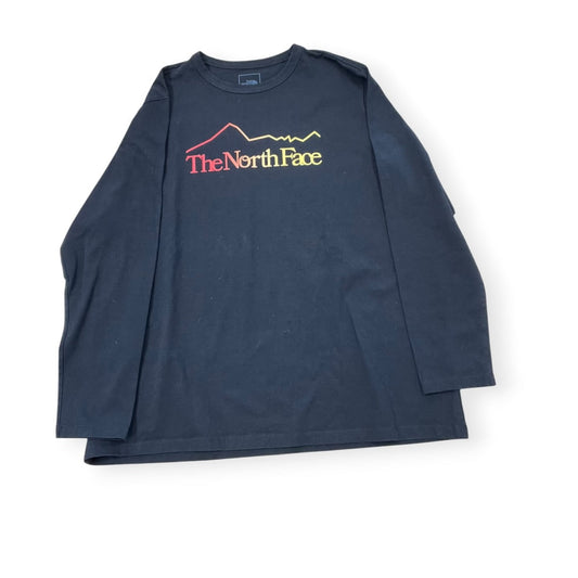 Athletic Top Ls Crewneck By The North Face In Black, Size:1X