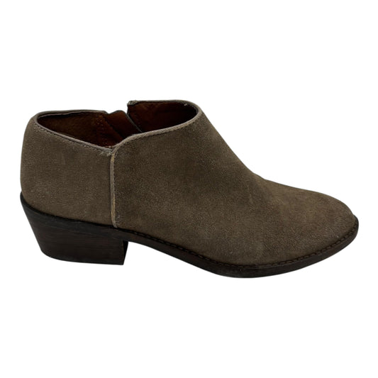 Boots Ankle Heels By Lucky Brand In Brown, Size:6.5