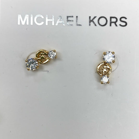Earrings Designer By Michael Kors In Gold