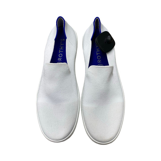 Shoes Designer By Rothys In White, Size:9