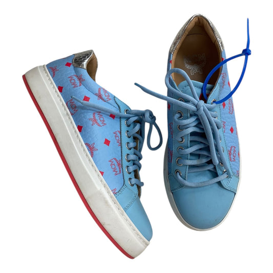 Shoes Luxury Designer By Mcm In Blue, Size:6