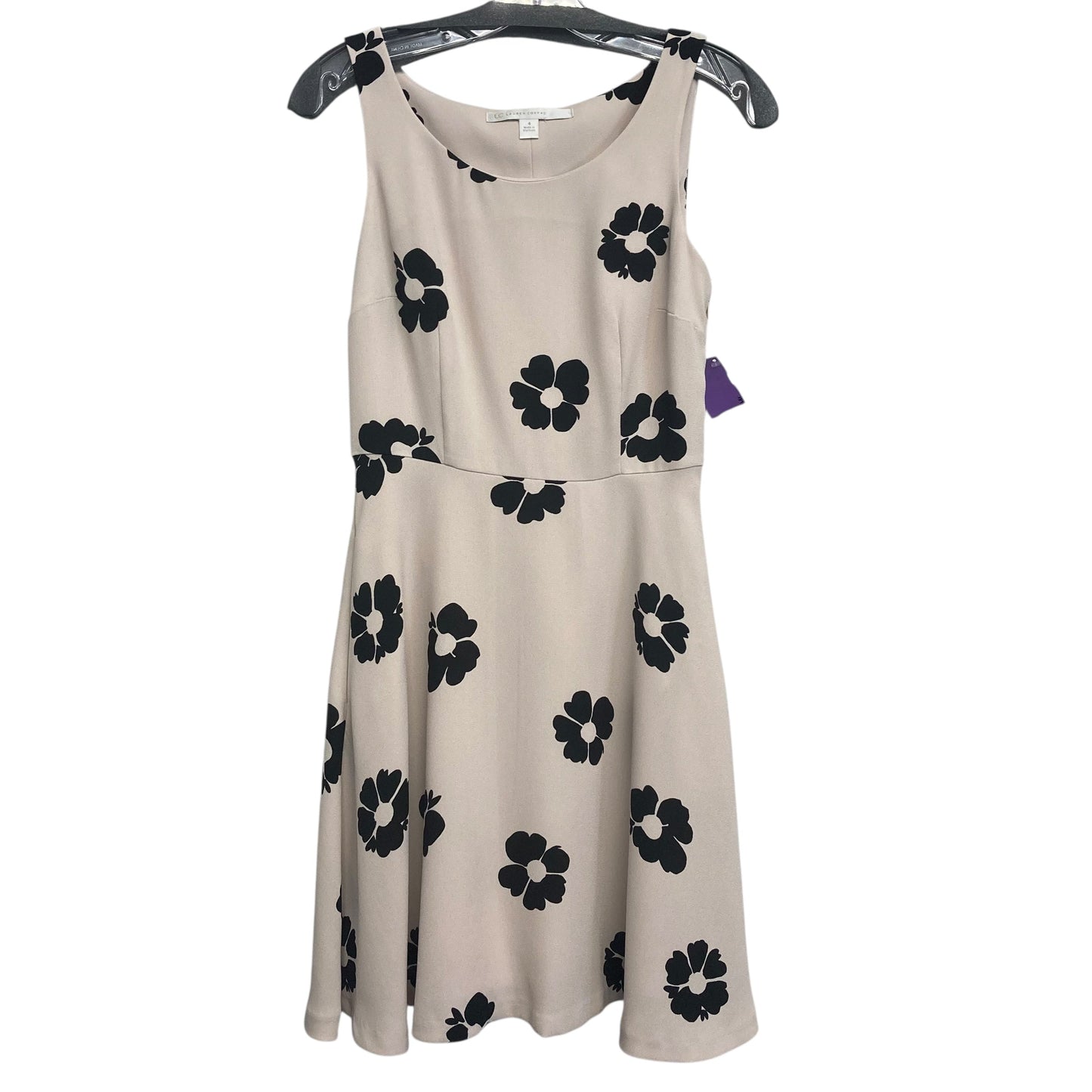 Dress Casual Short By Lc Lauren Conrad In Black & Tan, Size:S