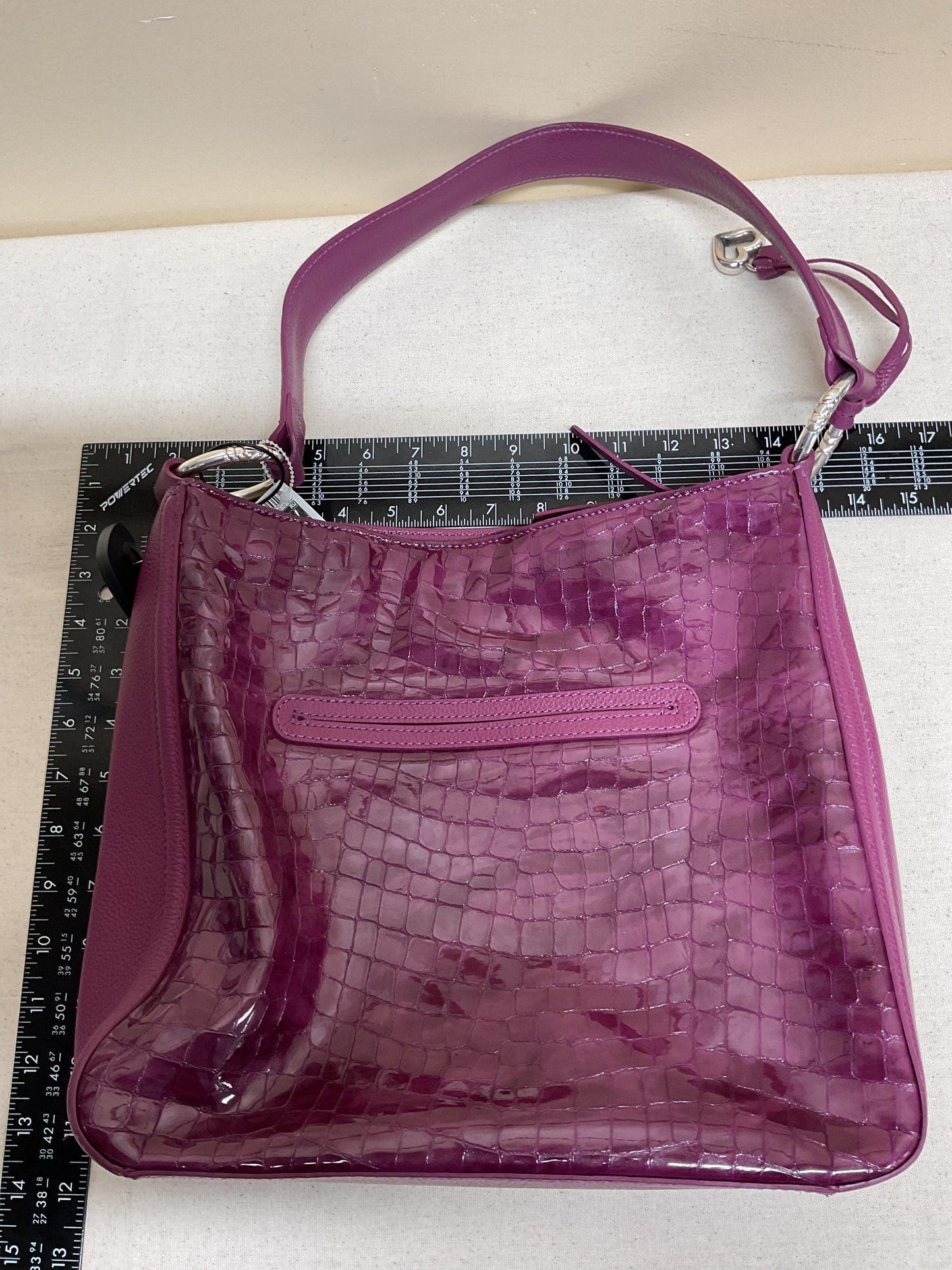 Handbag Leather By Brighton In Purple, Size:Large