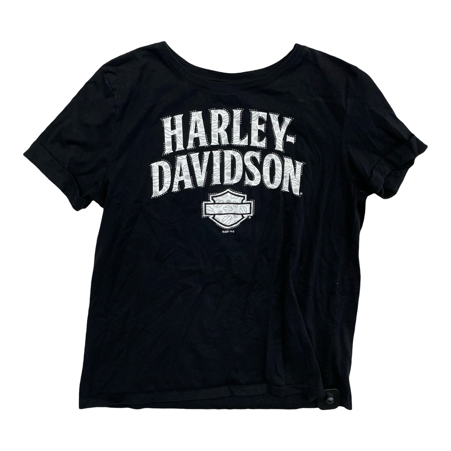 Top Ss Basic By Harley Davidson In Black & White, Size:M