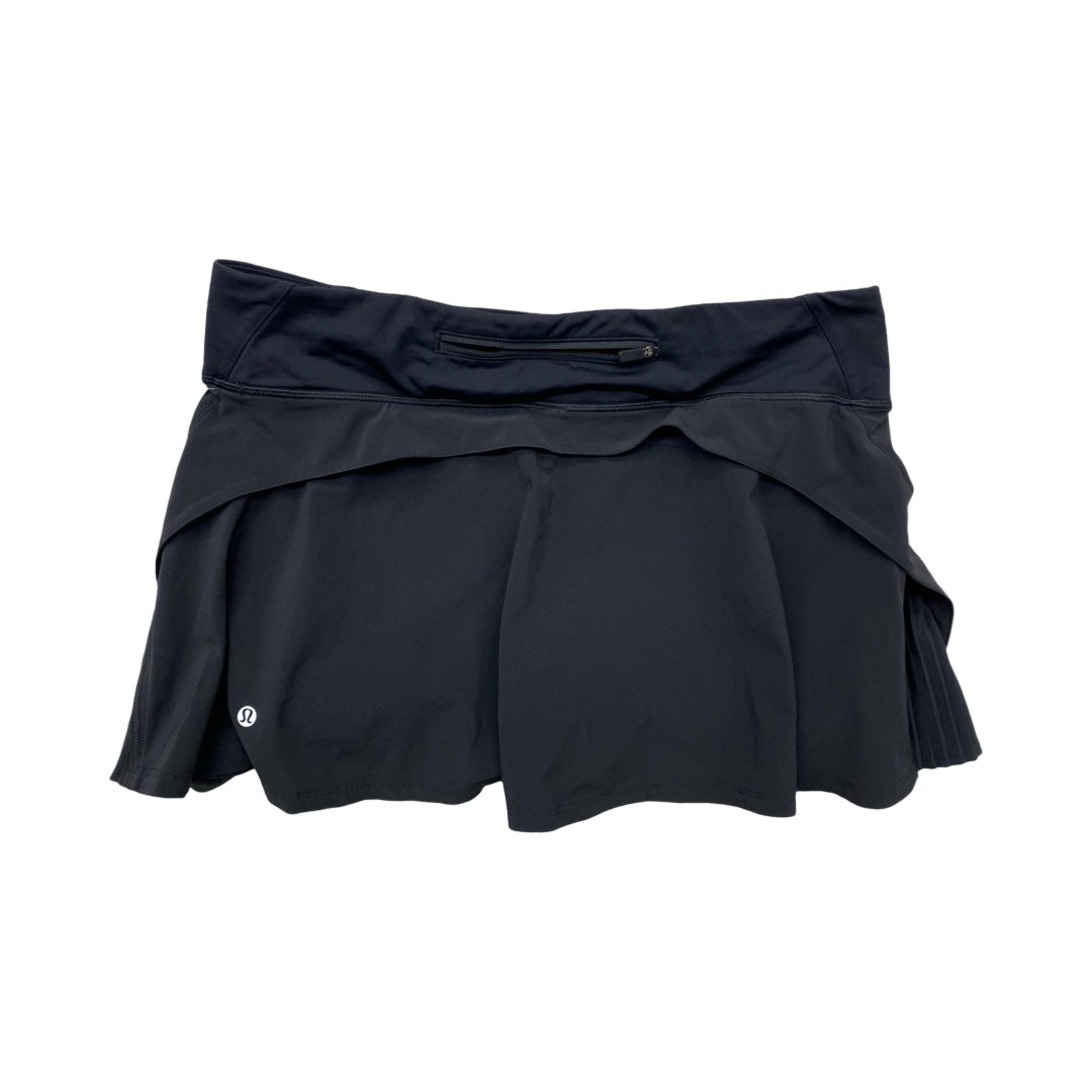 Athletic Skort By Lululemon In Black, Size:L