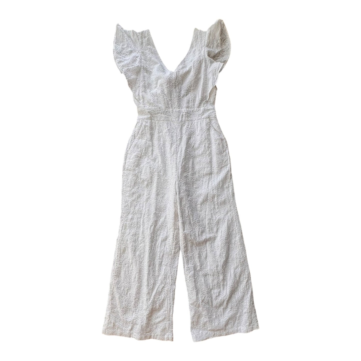 Jumpsuit By Vineyard Vines In White, Size:2