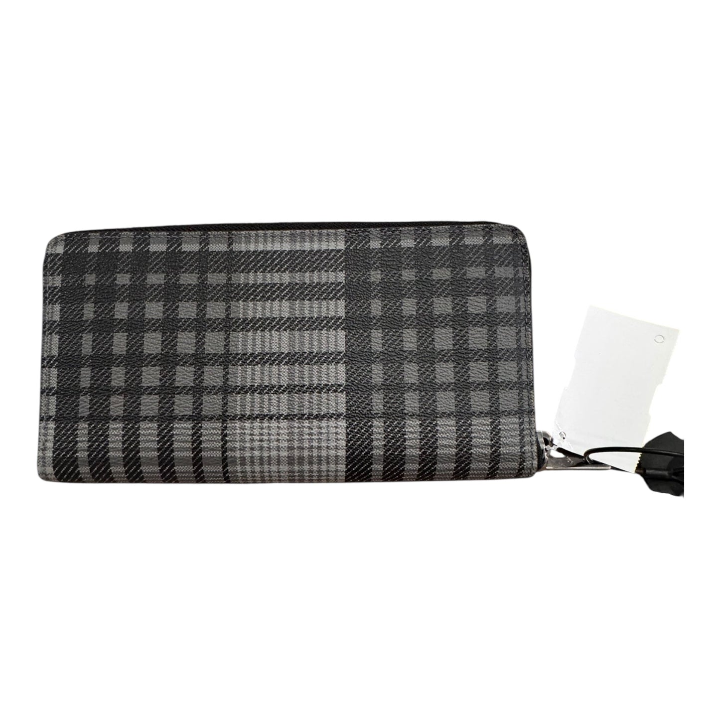 Wallet Designer By Coach In Black & Grey, Size:Large