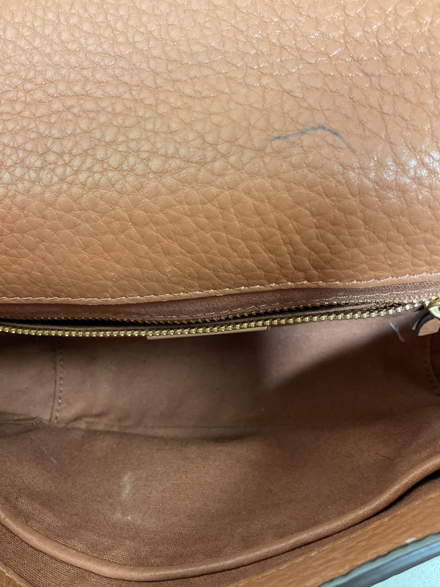 Crossbody Designer By Tory Burch In Brown, Size:Small -as is