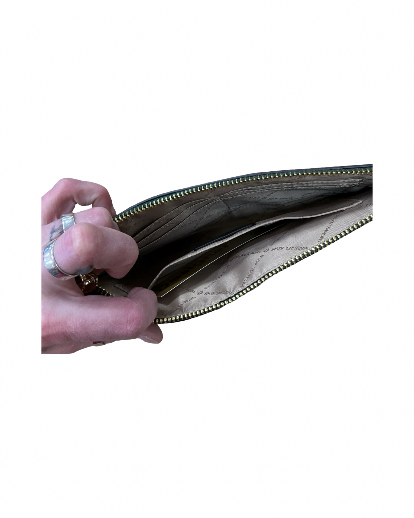 Wristlet Designer By Michael Kors In Green, Size:Medium