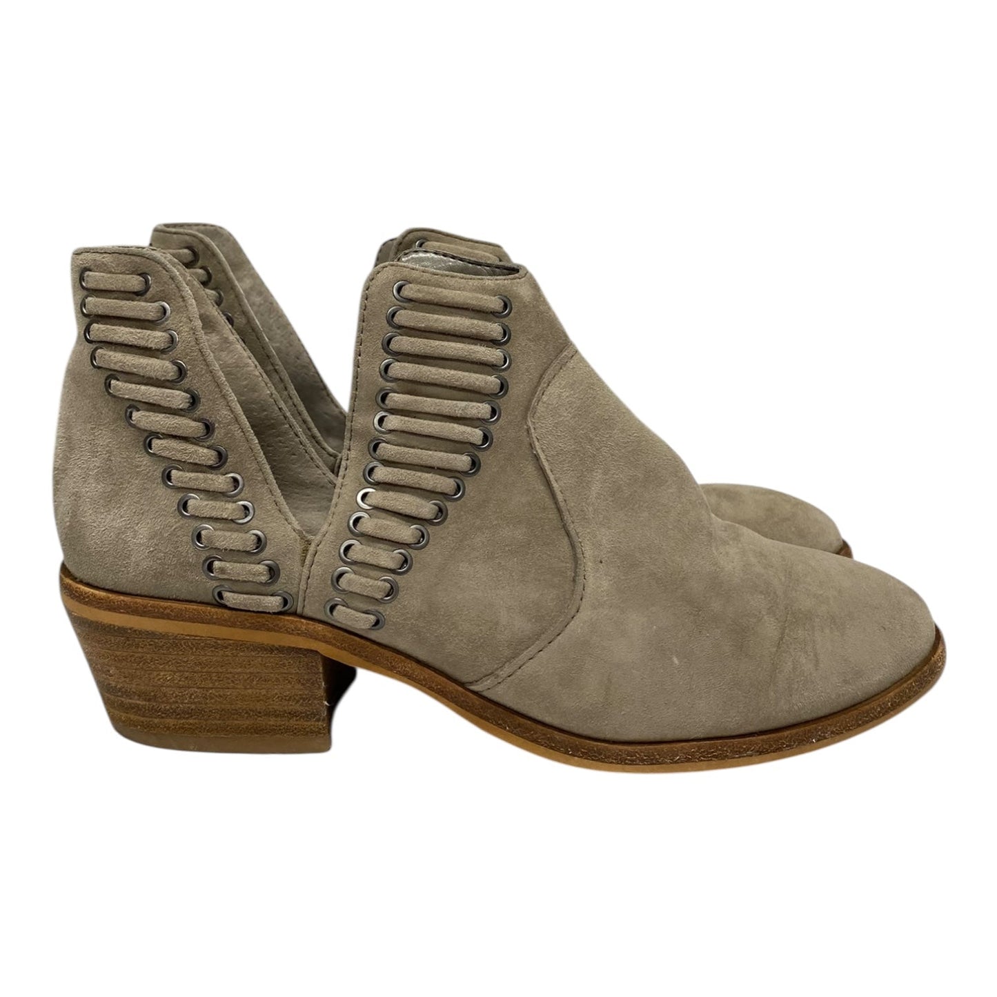 Boots Ankle Flats By Vince Camuto In Tan, Size:6