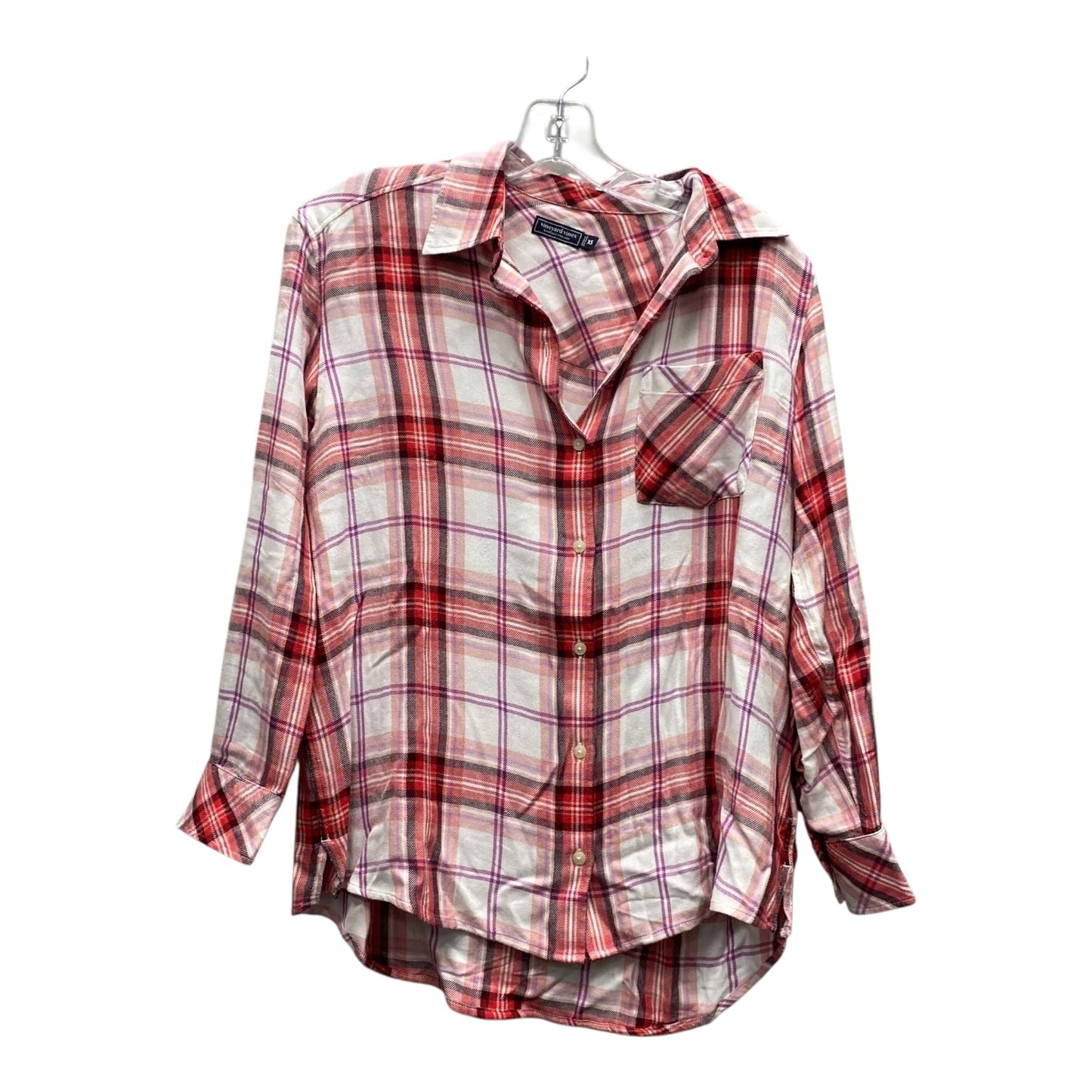 Top Ls By Vineyard Vines In Red, Size:Xs
