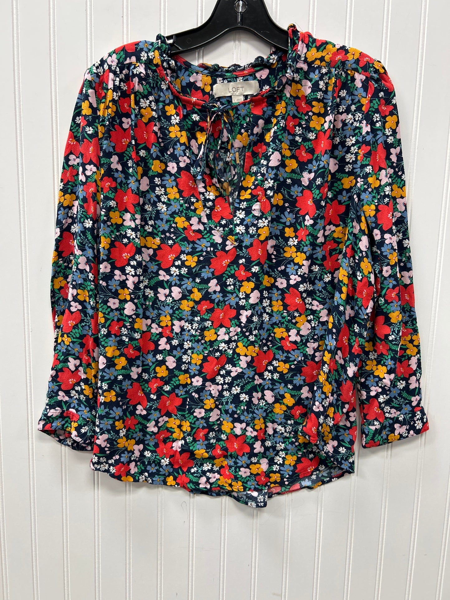 Top Ls By Loft In Navy, Size:L