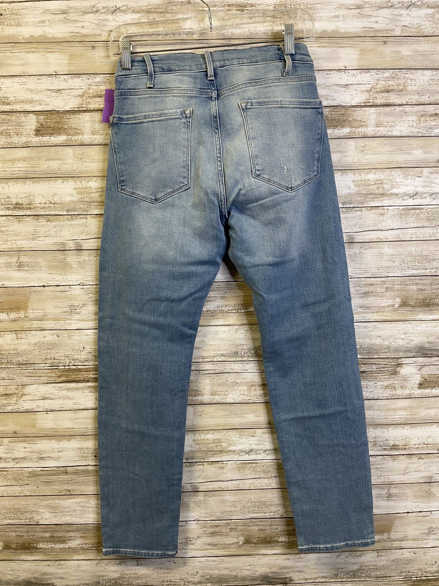 Jeans Straight By Frame In Blue Denim, Size:6