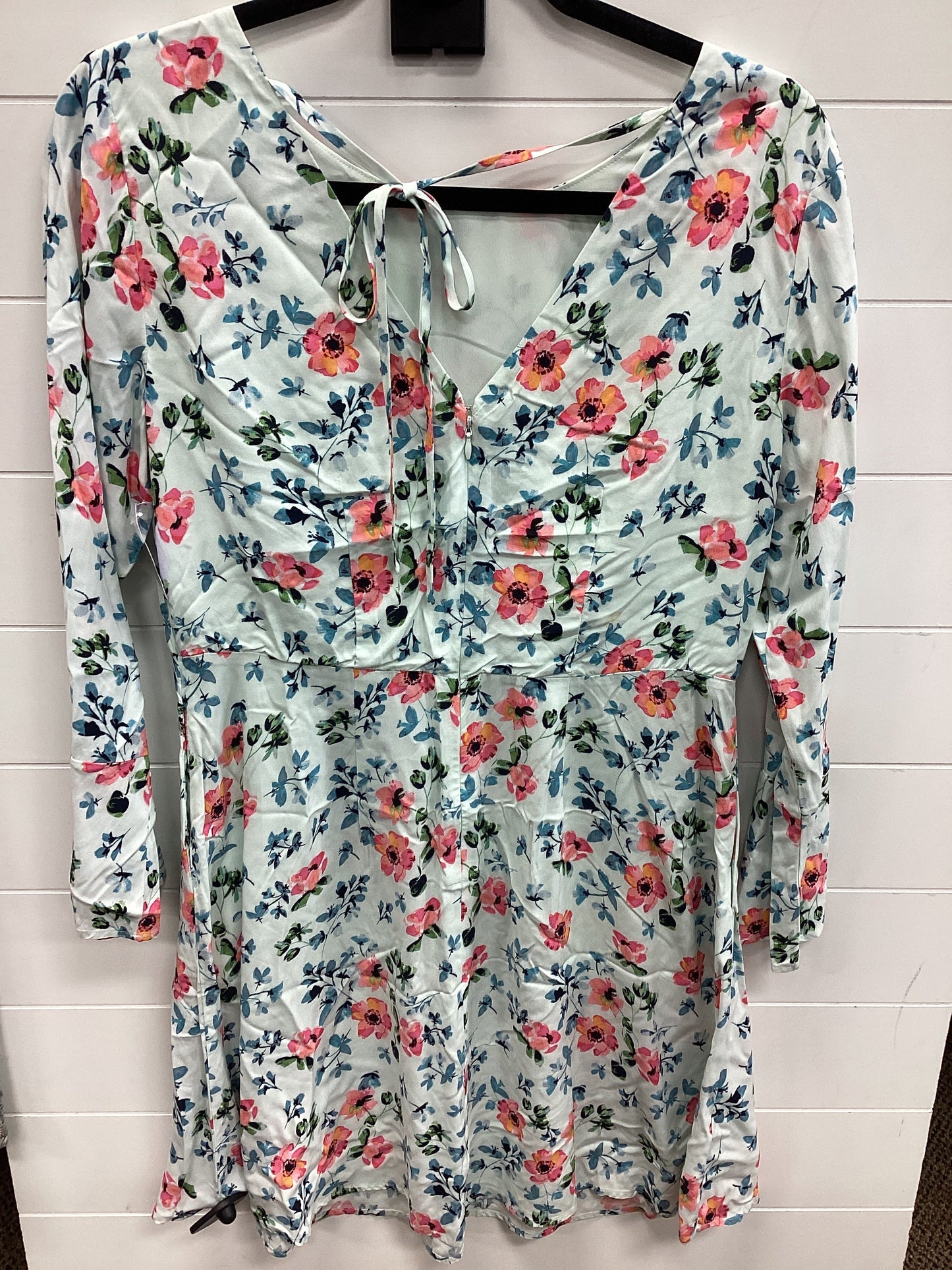 Dress Casual Midi By Loft In Blue, Size:6