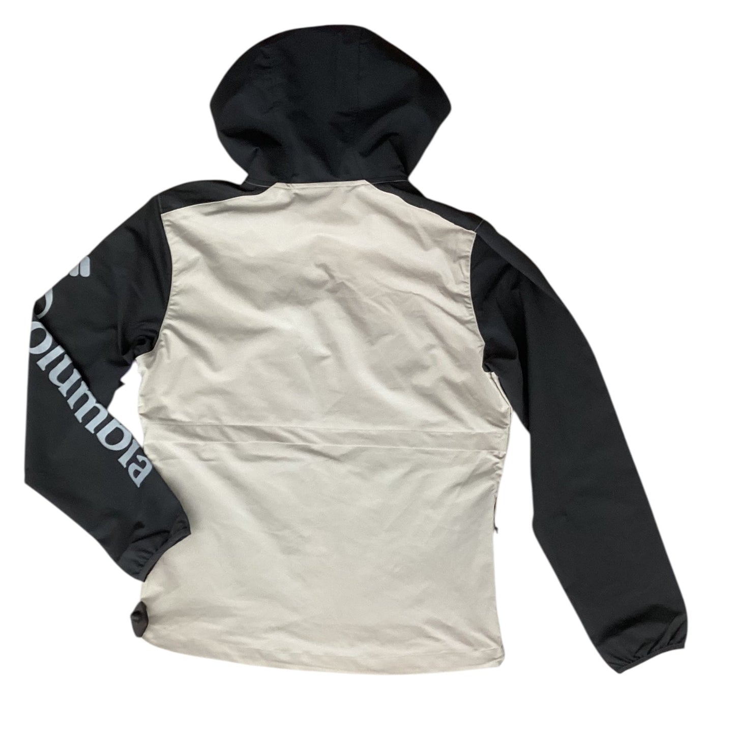 Jacket Windbreaker By Columbia In Grey & Tan, Size:M