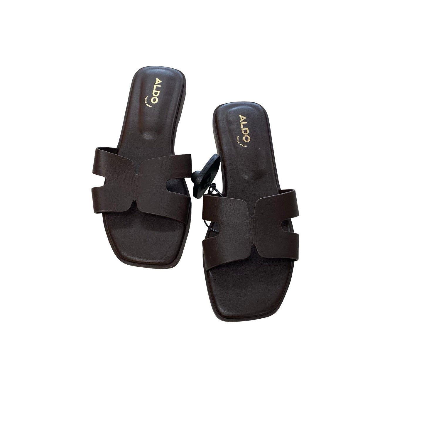 Sandals Flats By Aldo In Brown, Size:7