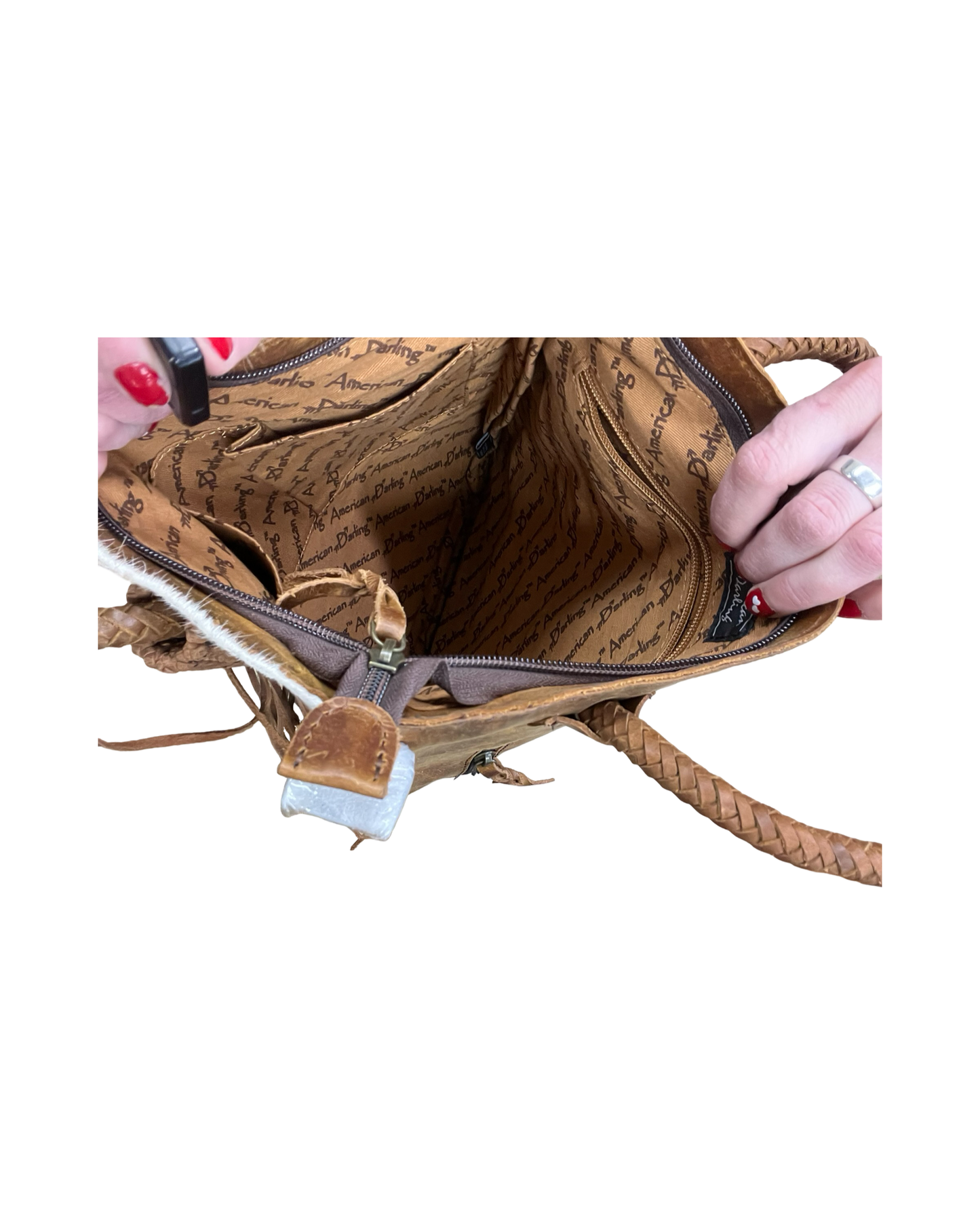 Handbag By Clothes Mentor In Tan, Size:Medium