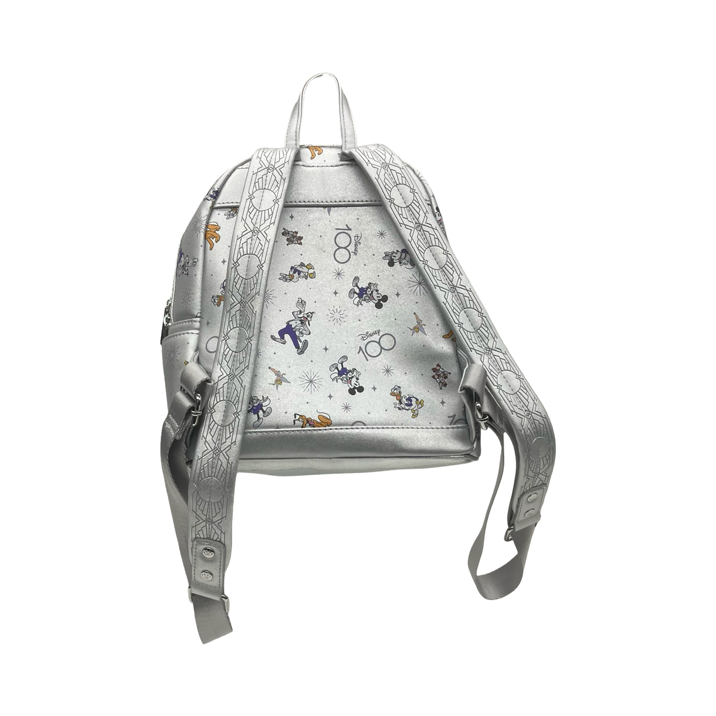 Backpack By Loungefly In Silver, Size:Medium