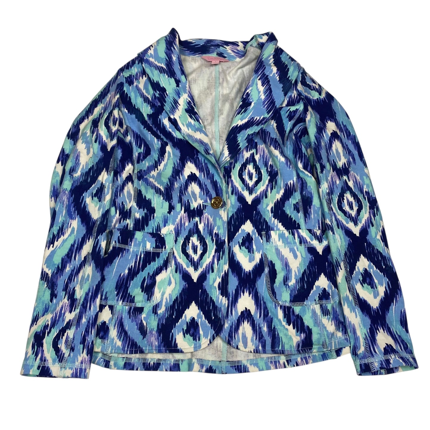 Blazer Designer By Lilly Pulitzer In Blue, Size:S