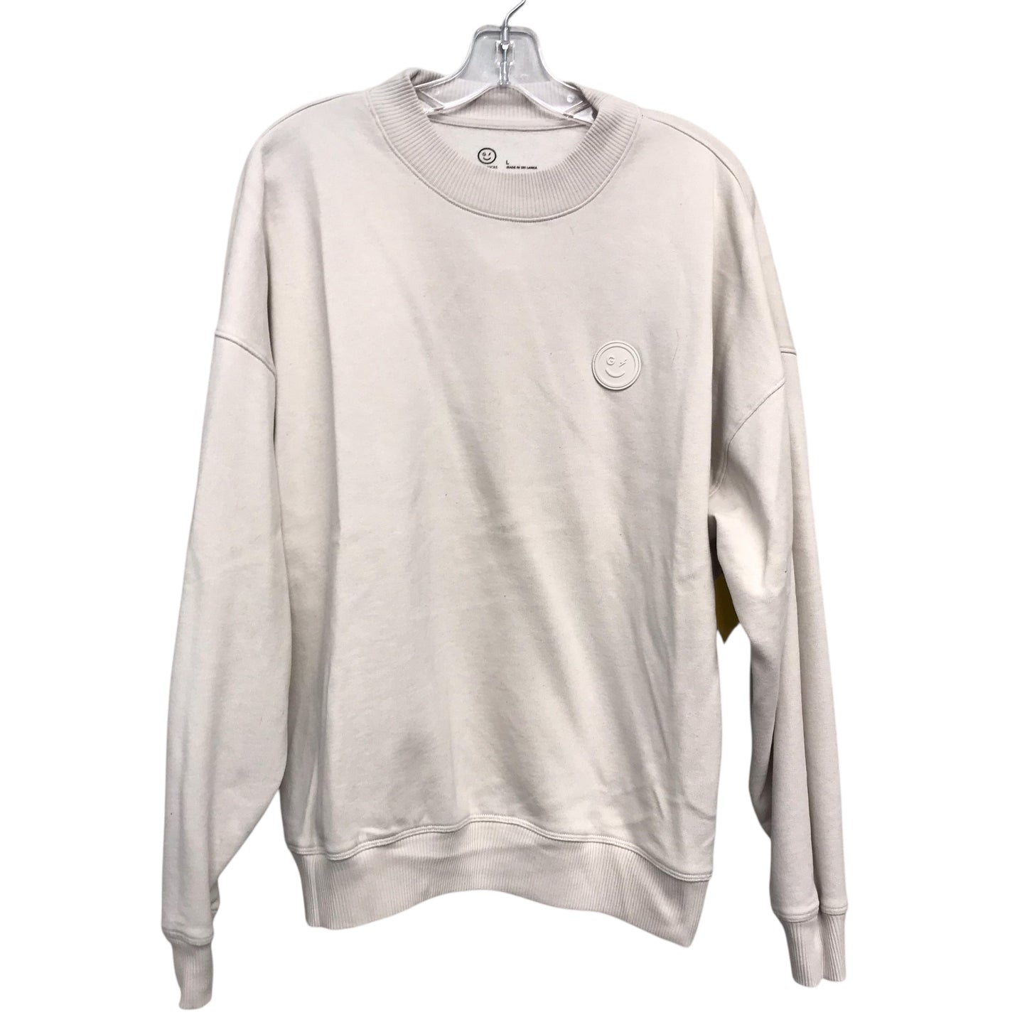 Athletic Sweatshirt Crewneck By Gilly Hicks In Grey, Size:L