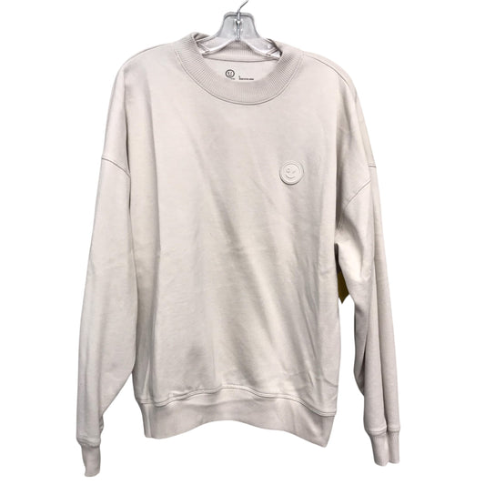 Athletic Sweatshirt Crewneck By Gilly Hicks In Grey, Size:L