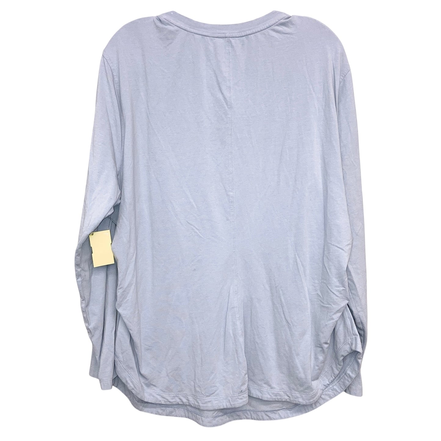 Athletic Top Ls Crewneck By Athleta In Blue, Size:2X