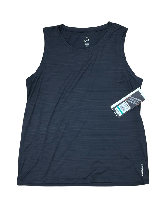 Top Sleeveless By Head In Black, Size:Xl