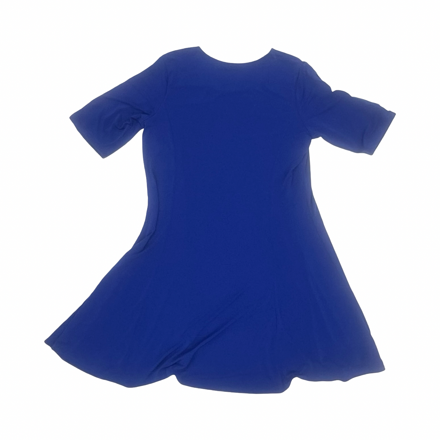 Dress Work By Susan Graver In Blue, Size:Mp